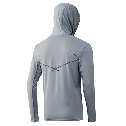 Huk Men's Icon X Hoodie | Long-Sleeve Performance Shirt with UPF 30+ Sun Protection