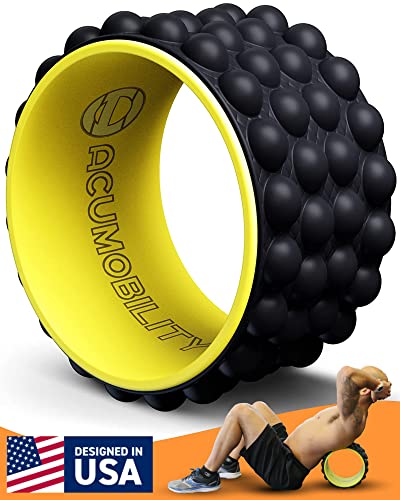 Acumobility Back Stretcher, Back Cracker & Back Roller, Back Pain Relief Product, Yoga Wheel, Foam Roller for Back, Back Stretching & Back Cracking Device, Back Popper - 11