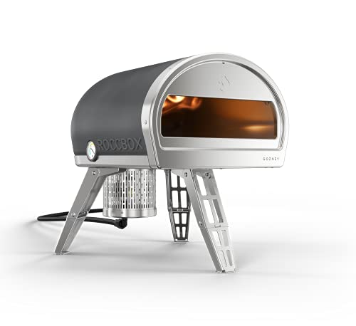 ROCCBOX by Gozney Portable Outdoor Pizza Oven - Gas Fired, Fire & Stone Outdoor Pizza Oven, Includes Professional Grade Pizza Peel