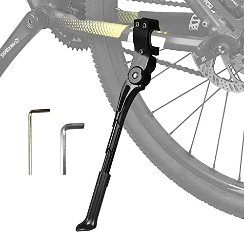 Adjustable Bicycle Kickstand for Adults Bike Storage Aluminum Alloy Bike Kick Stand, 26
