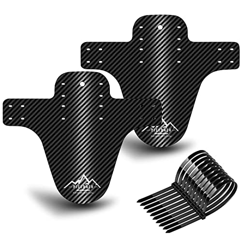 NICEDACK Bike Fender, Adjustable MTB Mud Guard, Front and Rear Compatible Mudguards, Easy to Install, Fits 26