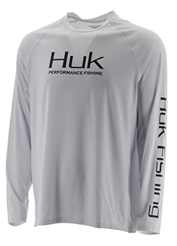 HUK Men's Pursuit Vented Long Sleeve 30 UPF Fishing Shirt