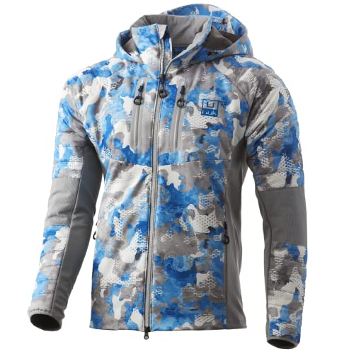 HUK mens Men's Icon X Superior Hybrid Jacket | Water Resistant & Wind Proof