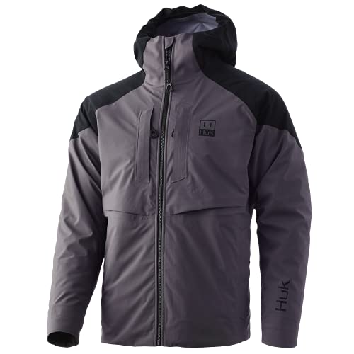 HUK Men's Icon X Superior 3l Shell | Wind & Waterproof Hooded Jacket