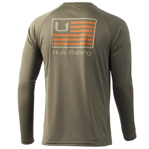 HUK Men's Pursuit Long Sleeve Sun Protecting Fishing Shirt