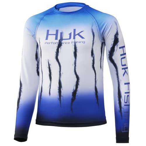 HUK Kids' Printed Long Sleeve Shirt +Sun Protection