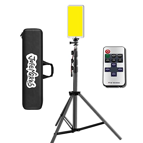 JUFENGRKS Led Camping Lights with Stand 9960Lm Super Bright Portable Telescopic Pole DC12V Camp Lighting Remote Control Accessories Dimmable Tripod Work Light Outdoor Flood Lamp Rod Supplies