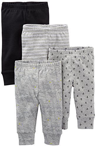 Simple Joys by Carter's Baby Boys' Fleece Pants, Pack of 4