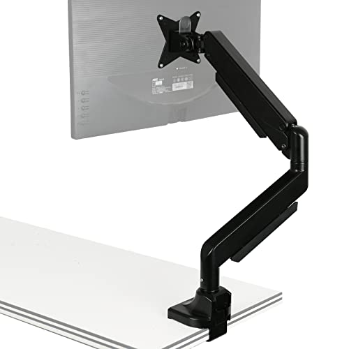 Premium Aluminum Ultrawide Monitor Stand, Gas Spring Arm Fits up to 32 Inches and 33 Pounds, C-Clamp and Grommet Bases, with Clamp and Grommet Base, Monitor Mount for Drawing Tablet