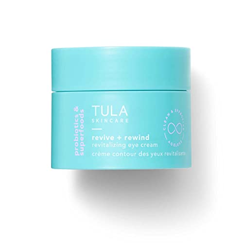 TULA Skin Care Revive & Rewind Revitalizing Eye Cream, 0.5 oz. - Smooth Fine Lines, Dark Circles & Puffiness