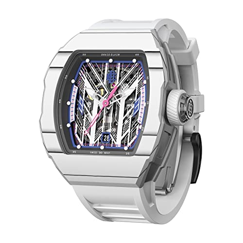 DAVIS ELVIN-Gentleman Style Waterproof Mechanical Watches Men's Automatic Watch Daviselvinwatch Wine Barrel Wristwatch with Swiss Movement Wristwatches for Men-DR05-S