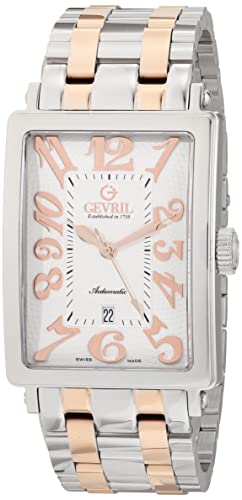 Gevril Men's Ave of Americas Swiss Automatic Watch, 316L Stainless Steel Bracelet